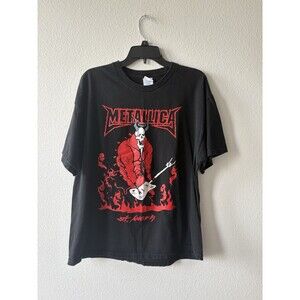 Vintage Metallica St Anger Concert Tour T Shirt Tennessee River Men XL Official
